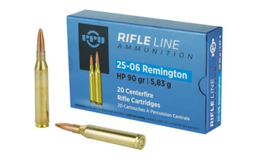 Ammunition Prvi Partizan Rifle 25 06 PPU 25-06REM HP 90GR 20/200 • Model: Rifle